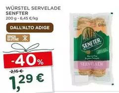 Senfter - Würstel Servelade Senfter - Würstel Servelade