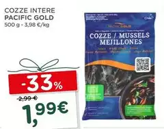 Pacific - Cozze Intere Gold Pacific - Cozze Intere Gold