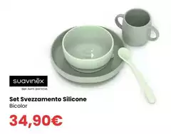 Suavinex - Set Svezzamento Silicone Suavinex - Set Svezzamento Silicone