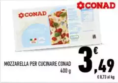 Conad - Mozzarella Per Cucinare Conad - Mozzarella Per Cucinare