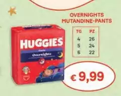 Huggies - Overnights Mutandine- Pants Huggies - Overnights Mutandine- Pants