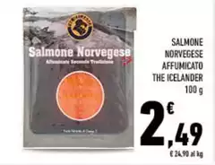 The icelander - Salmone Norvegese Affumicato The icelander - Salmone Norvegese Affumicato