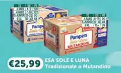 Pampers - Tradizionale O Mutandino Pampers - Tradizionale O Mutandino
