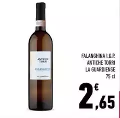 La guardiense - Falanghina I.G.P. Antiche Torri La guardiense - Falanghina I.G.P. Antiche Torri