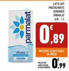 Parmalat - Latte UHT Parzialmente Scremato Parmalat - Latte UHT Parzialmente Scremato