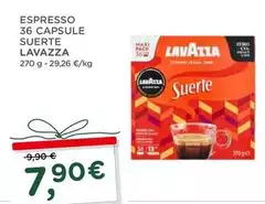 Lavazza - Espresso 36 Capsule Suerte Lavazza - Espresso 36 Capsule Suerte