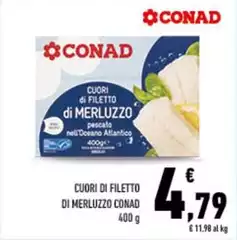 Conad - Cuori Di Filetto Di Merluzzo Conad - Cuori Di Filetto Di Merluzzo