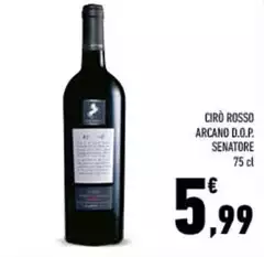 Senatore - Ciro Rosso Arcano D.O.P. Senatore - Ciro Rosso Arcano D.O.P.
