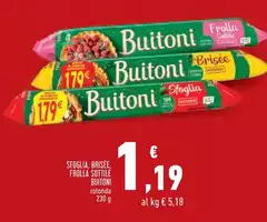 Buitoni - Sfoglia, Brisee, Frolla Sottile Buitoni - Sfoglia, Brisee, Frolla Sottile