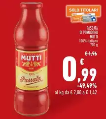 Mutti - Passata Di Pomodoro Mutti - Passata Di Pomodoro