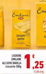 Barilla - Lasagne Emiliane All'uovo Barilla - Lasagne Emiliane All'uovo