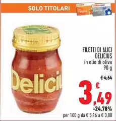 Delicius - Filetti Di Alici Delicius - Filetti Di Alici