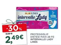 Lines - Proteggislip Intervallo Lady