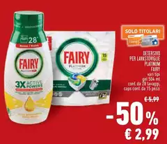 Fairy - Detersivo Per Lavastoviglie Platinum