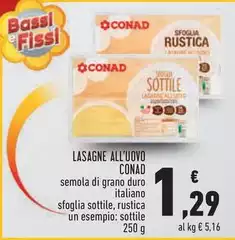 Bassi - Lasagne All'Uovo Bassi - Lasagne All'Uovo