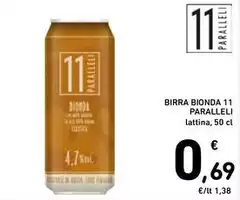 11 Paralleli - Birra Bionda 11 Paralleli - Birra Bionda