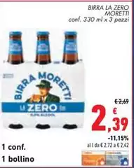 Moretti - Birra La Zero