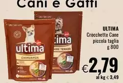 Ultima - Crocchette Cane Piccola Taglia Ultima - Crocchette Cane Piccola Taglia