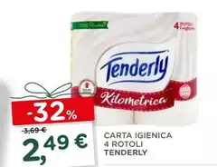 Tenderly - Carta Igienica 4 Rotoli Tenderly - Carta Igienica 4 Rotoli