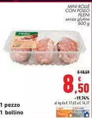 Fileni - Mini Rolle Con Pollo Fileni - Mini Rolle Con Pollo