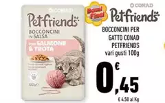 Conad - Bocconcini Per Gatto Petfriends Conad - Bocconcini Per Gatto Petfriends