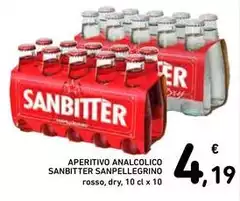Sanbitter - Aperitivo Analcolico Sanpellegrino Sanbitter - Aperitivo Analcolico Sanpellegrino