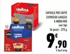 Lavazza - Capsule Per Caffè Espresso A Modo Mio Lavazza - Capsule Per Caffè Espresso A Modo Mio