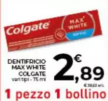 Colgate - Dentifricio Max White