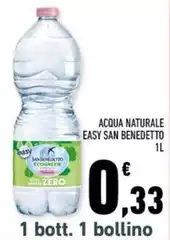 San Benedetto - Acqua Naturale Easy San Benedetto - Acqua Naturale Easy