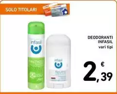 Infasil - Deodoranti Infasil - Deodoranti