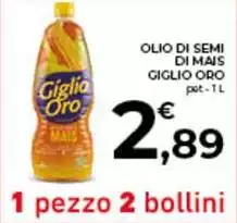 Giglio oro - Olio Di Semi Di Mais Giglio oro - Olio Di Semi Di Mais