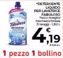 Fabuloso - Detergente Liquido Per Lavatrice