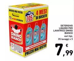 Omino Bianco - Detersivo Liquido Per Lavatrice Omino Bianco - Detersivo Liquido Per Lavatrice