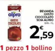 Alpro - Bevanda Gusto Cioccolato Soia Alpro - Bevanda Gusto Cioccolato Soia