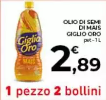 Giglio oro - Olio Di Semi Di Mais Giglio oro - Olio Di Semi Di Mais