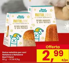 Best Friend - Dolce Natalizio Per Cani Nataloro O Natalone