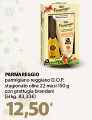Parmareggio - Parmigiano Reggiano D.O.P. Stagionato Oltre 22 Mesi Con Grattugia Brandani Parmareggio - Parmigiano Reggiano D.O.P. Stagionato Oltre 22 Mesi Con Grattugia Brandani