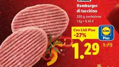 Hamburger Di Tacchino