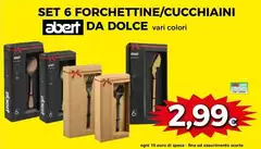 Abert - Set 6 Forchettine/Cucchiaini Abert - Set 6 Forchettine/Cucchiaini
