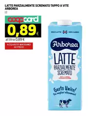 Arborea - Latte Parzialmente Scremato Tappo A Vite Arborea - Latte Parzialmente Scremato Tappo A Vite
