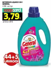 General - Detersivo Liquido 5 In 1 General - Detersivo Liquido 5 In 1