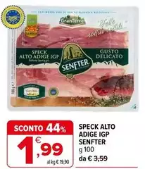 Senfter - Speck Alto Adige IGP Senfter - Speck Alto Adige IGP