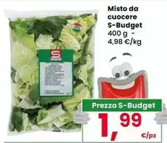 S budget - Misto Da Cuocere S budget - Misto Da Cuocere