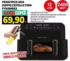 Pyramidea - Friggitrice Aria Doppio Cestello Twin Pyramidea - Friggitrice Aria Doppio Cestello Twin