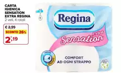 Regina - Carta Igienica Sensation Extra Regina - Carta Igienica Sensation Extra