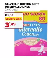 Lines - Salvaslip Cotton Soft Intervallo