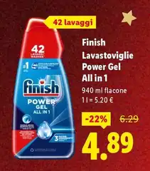 Finish - Lavastoviglie Power Gel All In 1 Finish - Lavastoviglie Power Gel All In 1