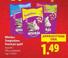 Whiskas - Temptations Snack Per Gatti