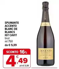 Cavit - Spumante Accento Blanc De Blancs IGT Cavit - Spumante Accento Blanc De Blancs IGT