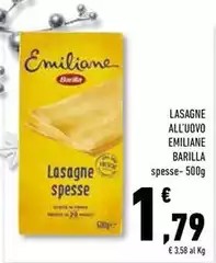 Barilla - Lasagne All'Uovo Emiliane Barilla - Lasagne All'Uovo Emiliane